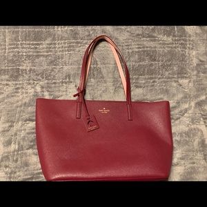 NWOT Kate Spade Purse. Wine Color